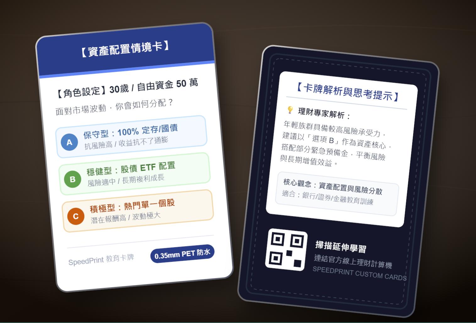 金融教育卡牌製作｜讓複雜的金融知識變成容易理解的互動教材
